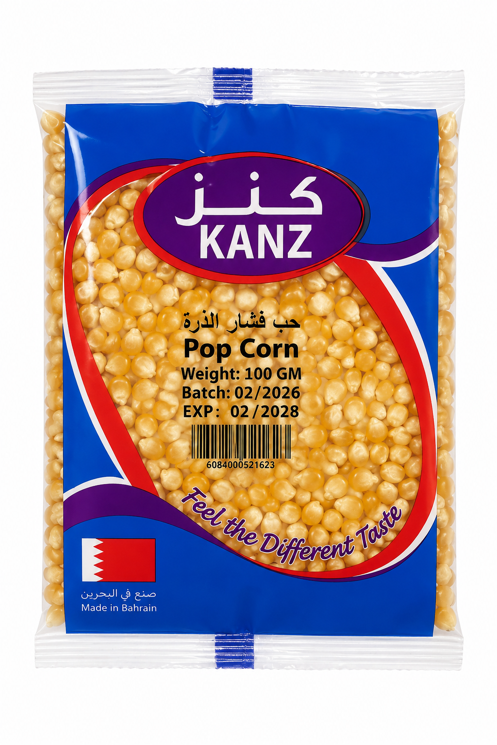 Kanz Pop corn 100gm x8