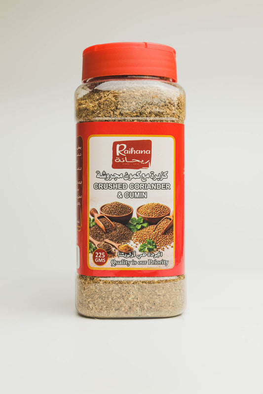 Raihana Crushed-Toasted Coriander & Cumin - 225 GM