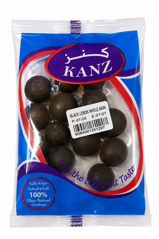 Kanz Black Lemon Whole  - 40 GM x 8