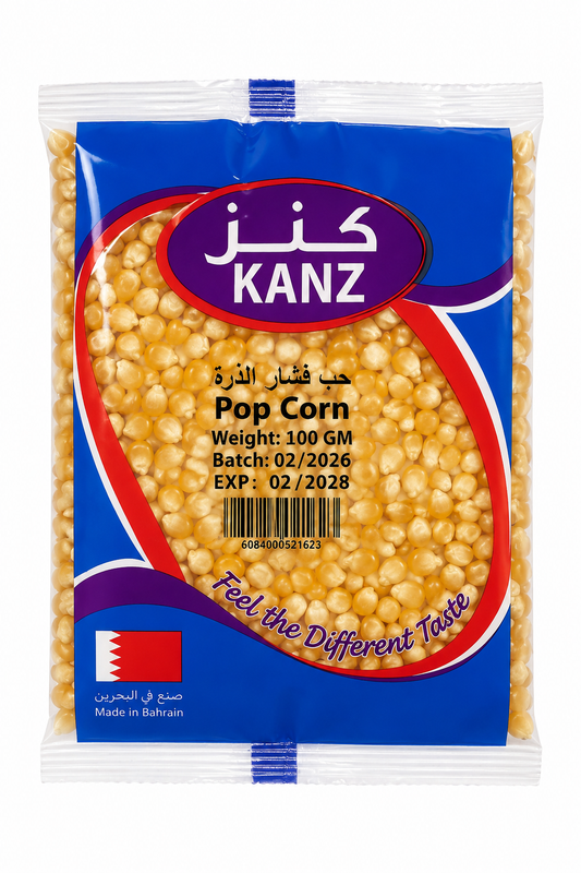 Kanz Pop corn 100gm x8