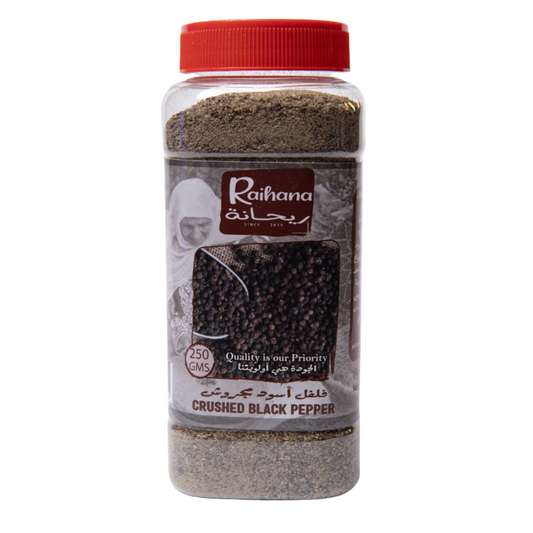 Raihana Crushed Black Pepper - 250 GM
