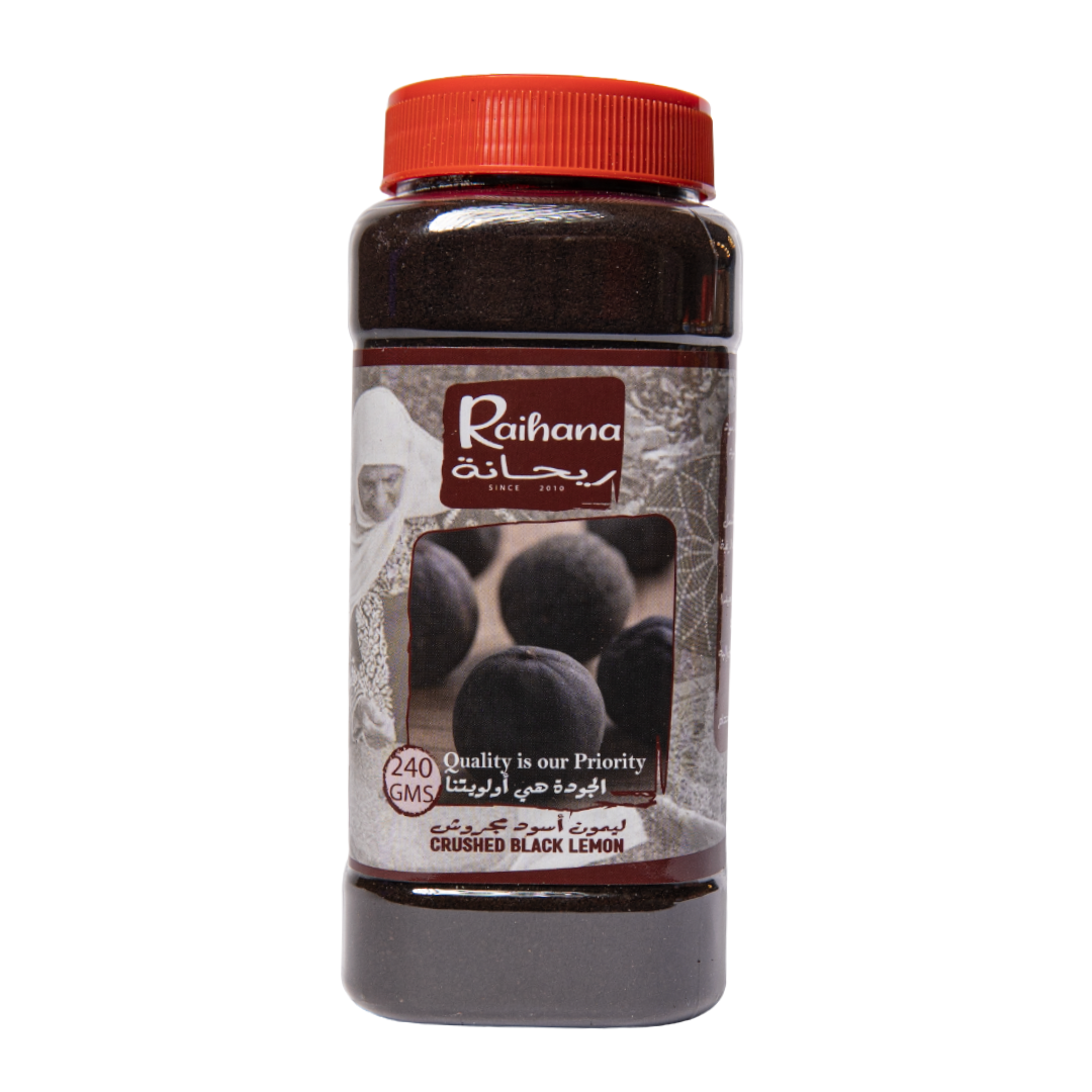 Raihana Crushed Black Lemon - 240 GM